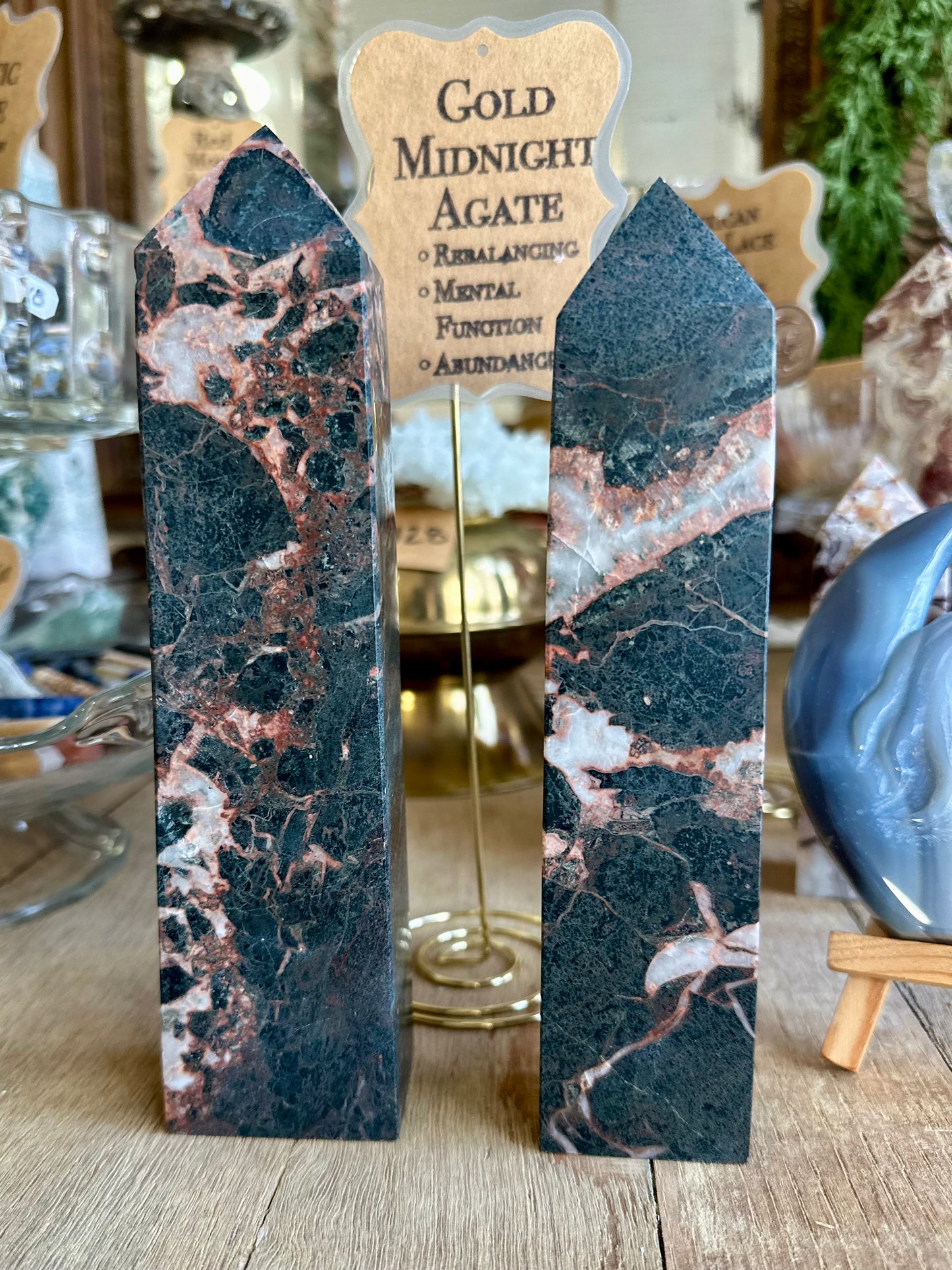 Gold Midnight Agate