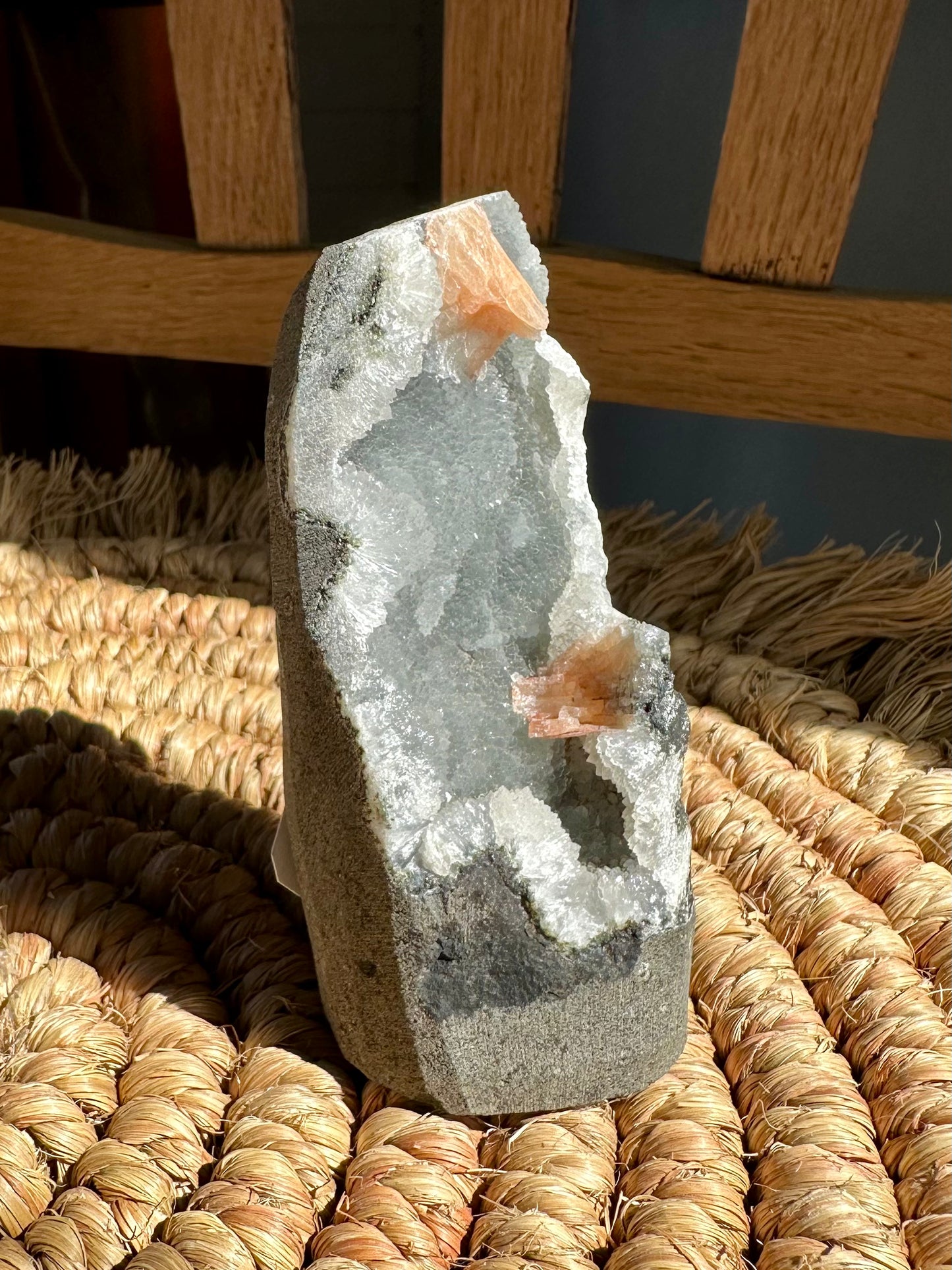 Chalcedony with Stilbite
