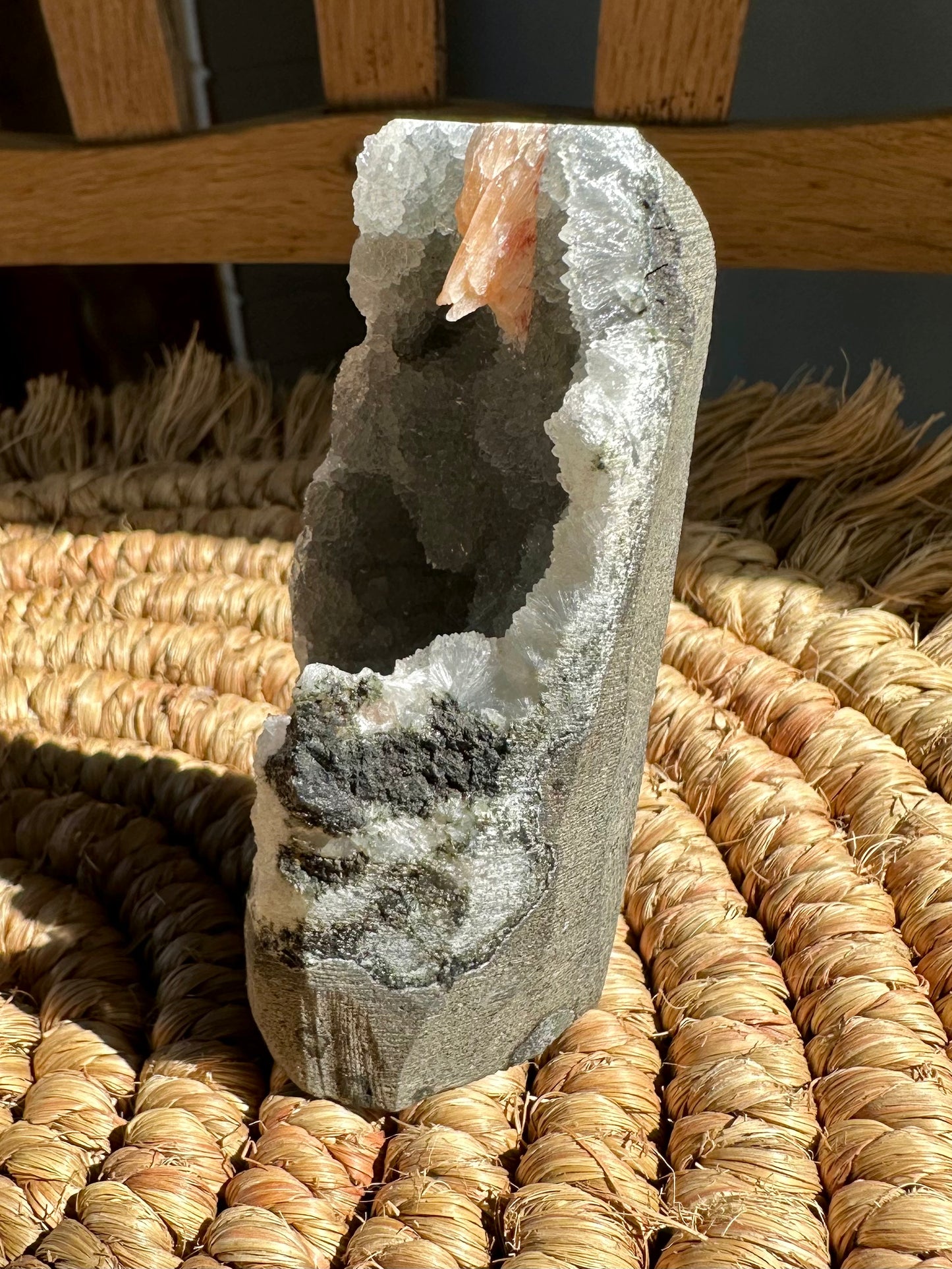 Chalcedony with Stilbite