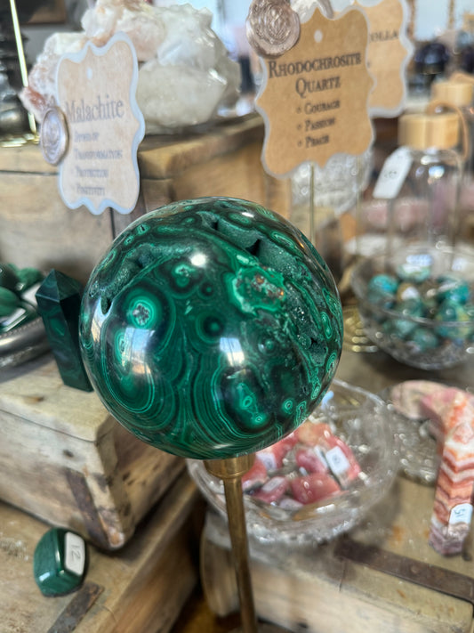 Malachite Sphere