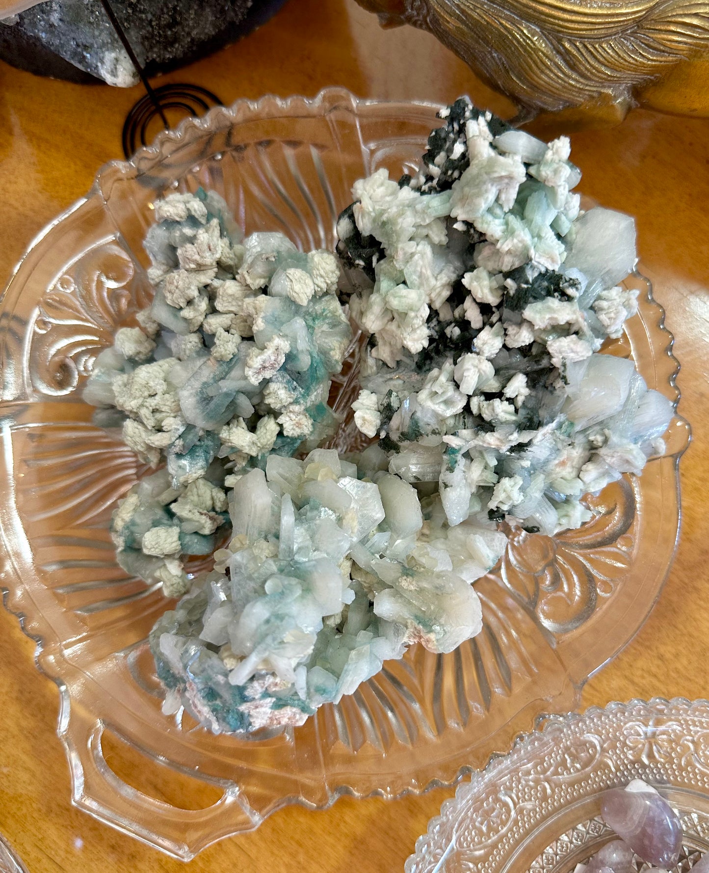 Heulandite Calcite & Green Stilbite