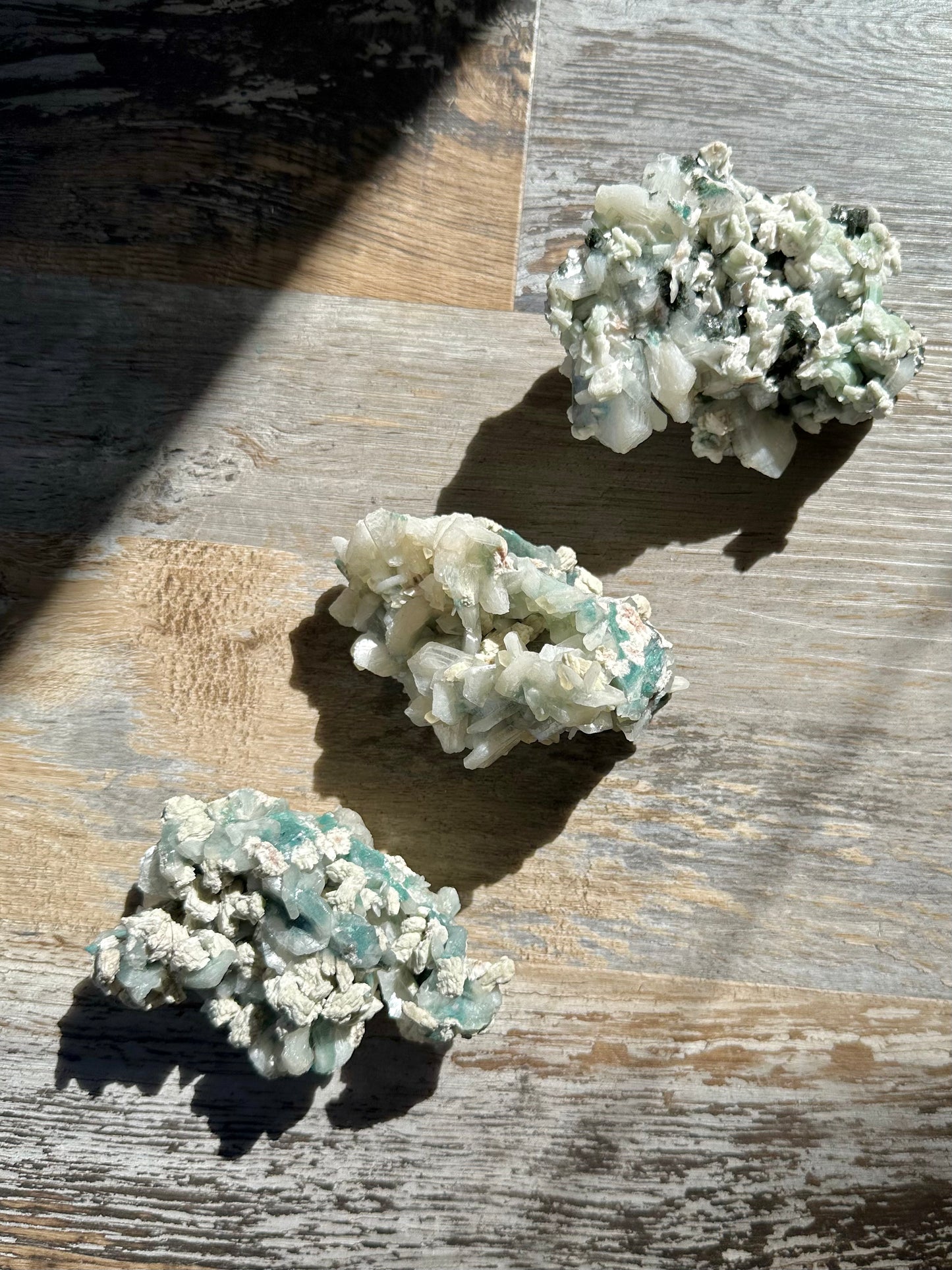 Heulandite Calcite & Green Stilbite
