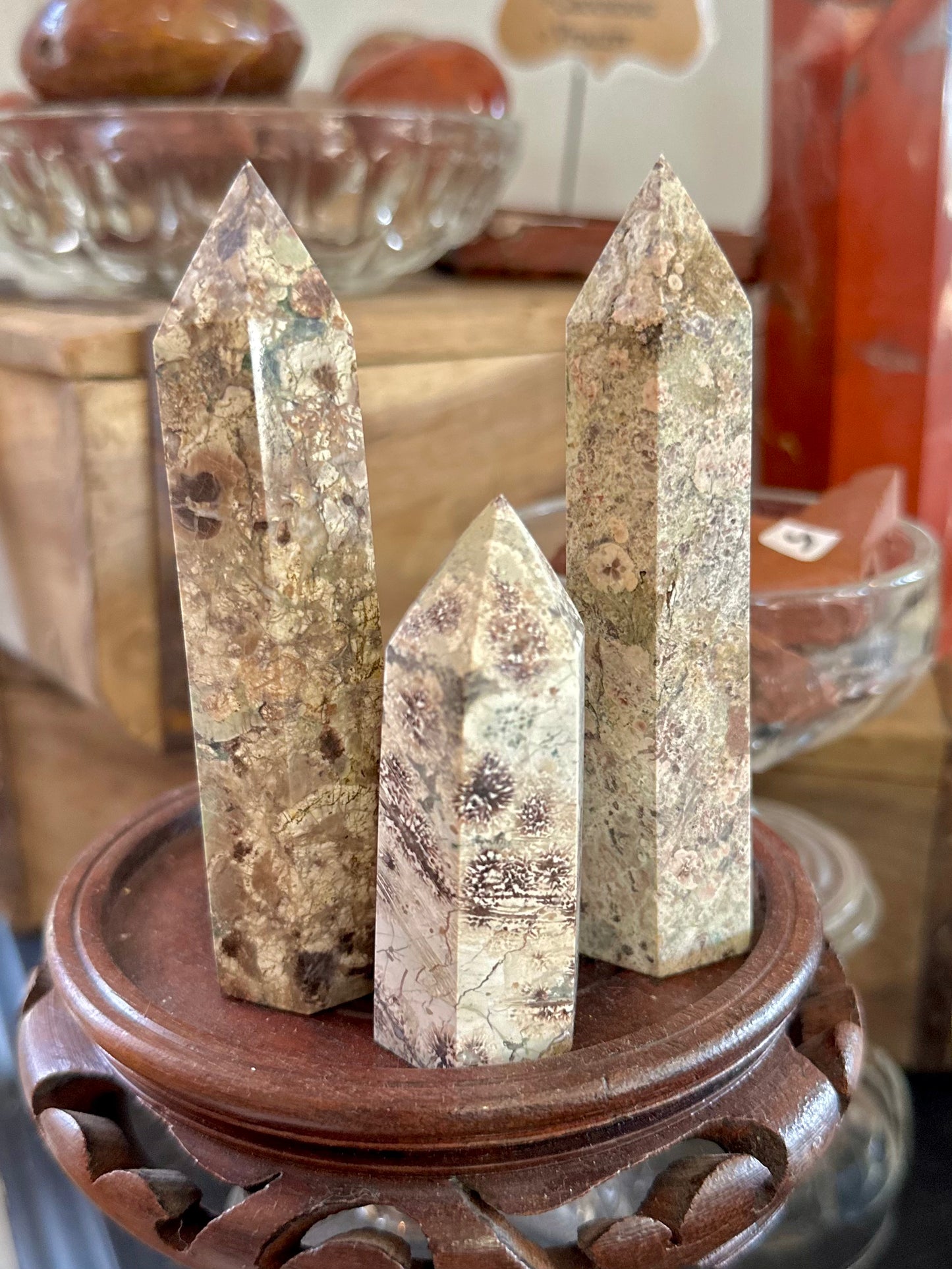 Green Flower Jasper